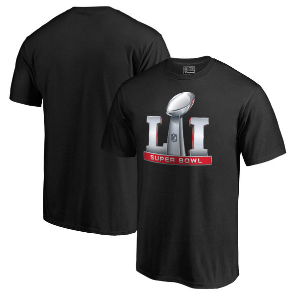 Pro Line by Fanatics Branded Super Bowl LI Logo Big & Tall T-Shirt - Black